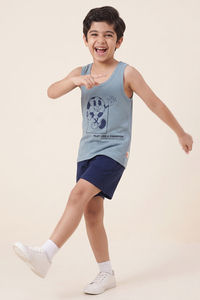 Lee Cooper Boys Printed Vest (Pack of 2) - Multicolor — thumbnail 11